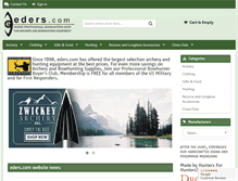 Tablet Screenshot of eders.com
